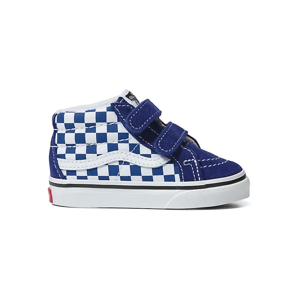 VANS Sk8-Mid Reissu in Theory Blueprint blue toddler shoes size 2 NEW
